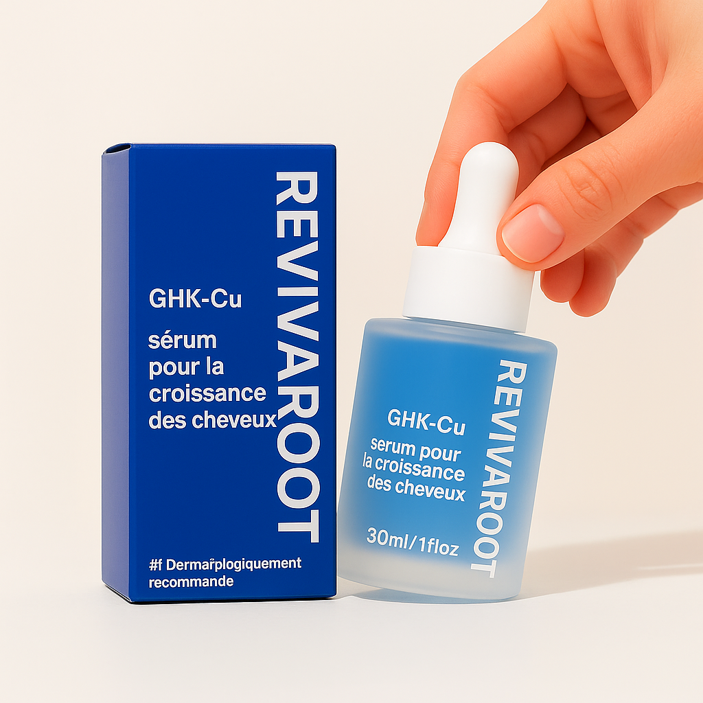 Sérum revitalisant à base de GHK-Cu pour la croissance capilaire