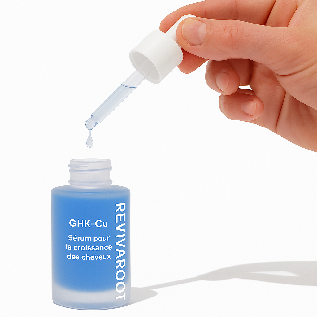 Sérum revitalisant à base de GHK-Cu pour la croissance capilaire